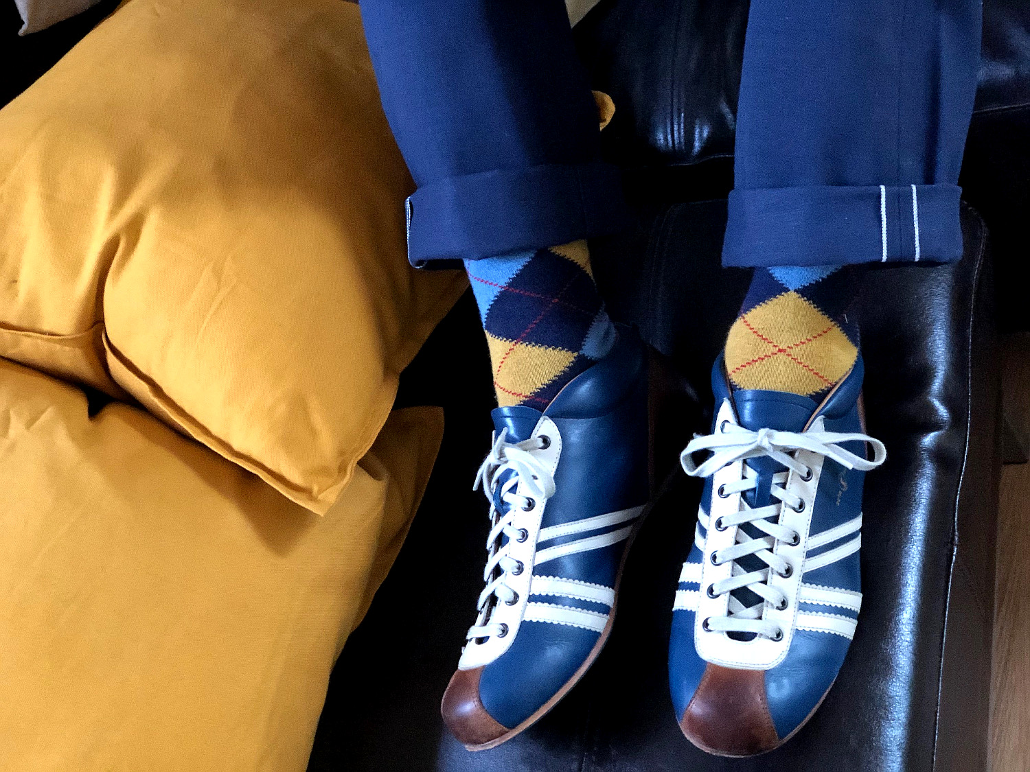 Zeha Berlin Sneaker Liga in blue Carl Hässner Collection
