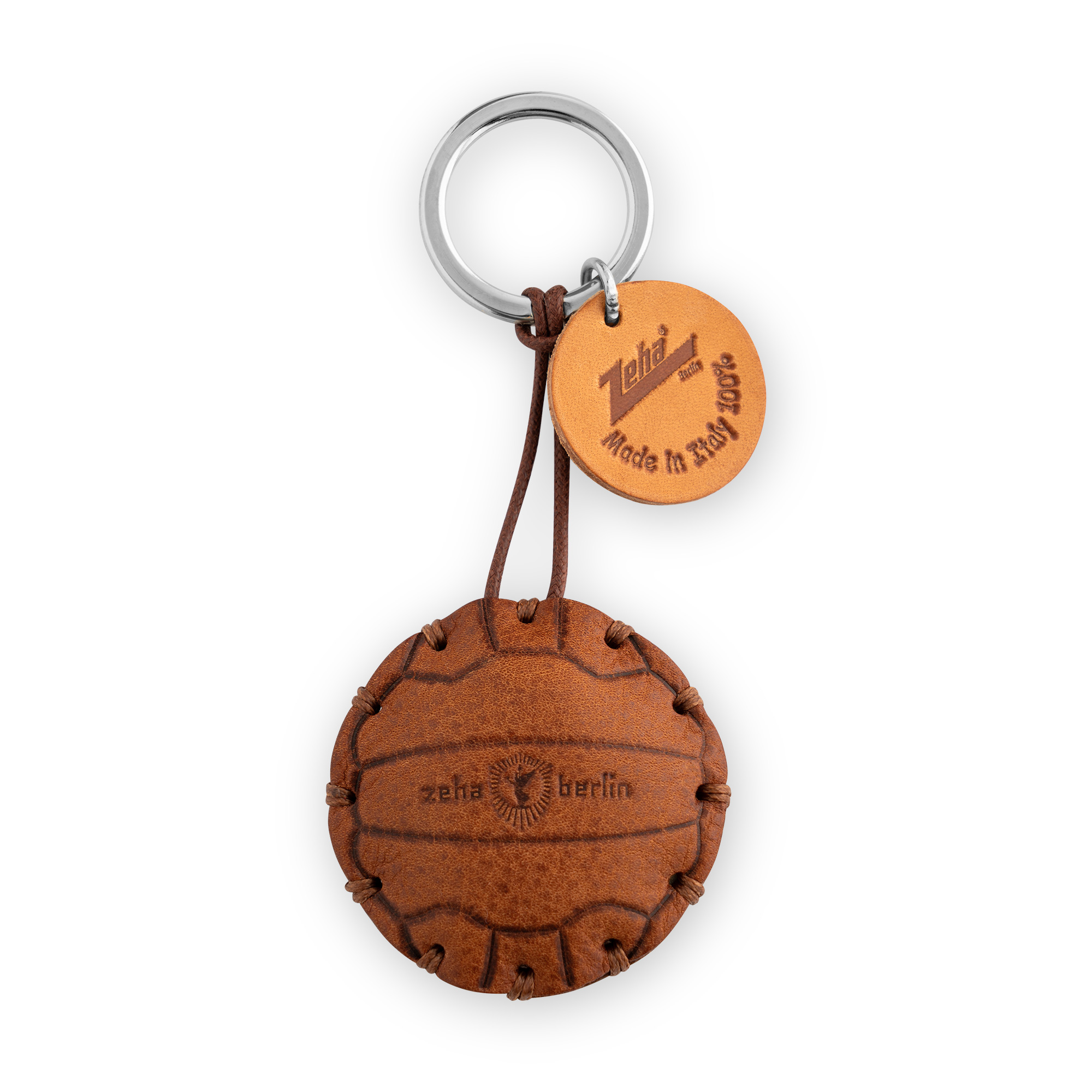 Leather keyholder - Soccer ball