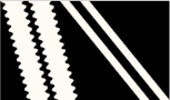 black / cream