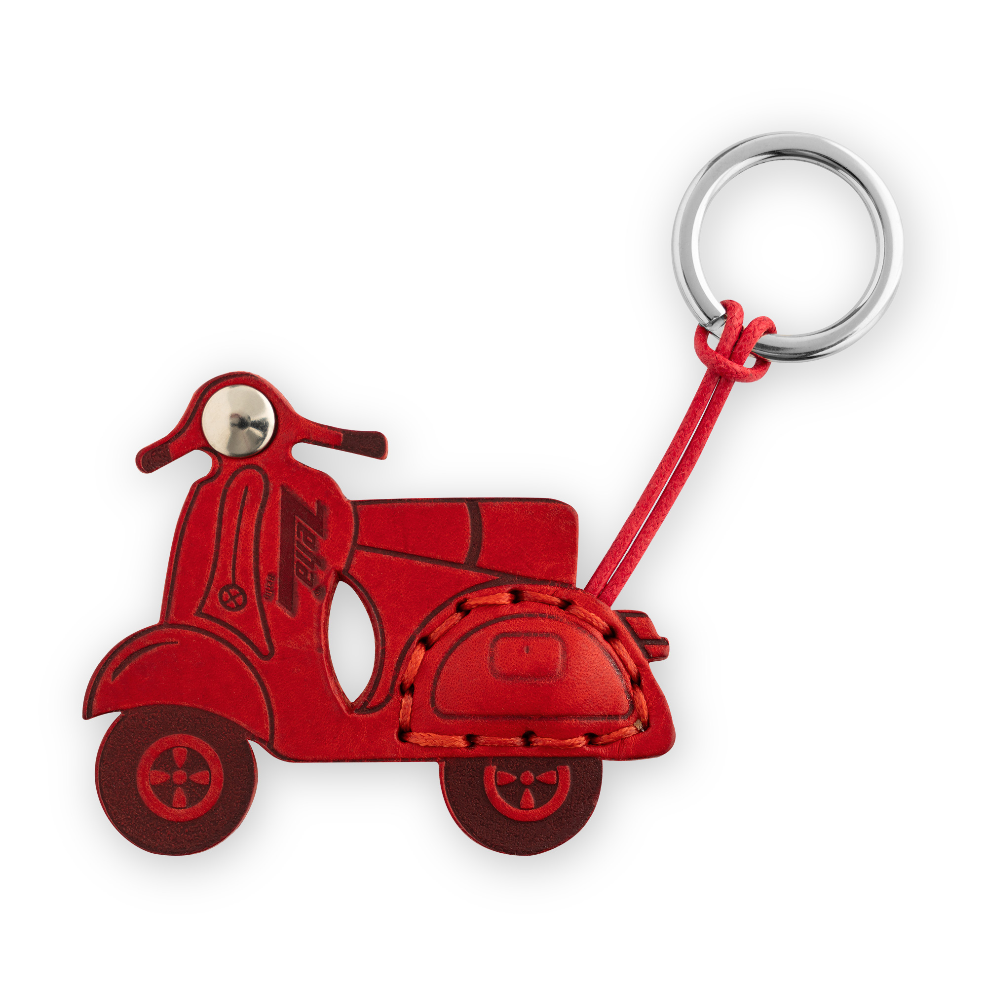 Leather key holder - Scooter