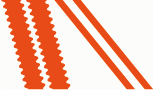 white / navy / orange