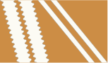 cognac / cremeweiß