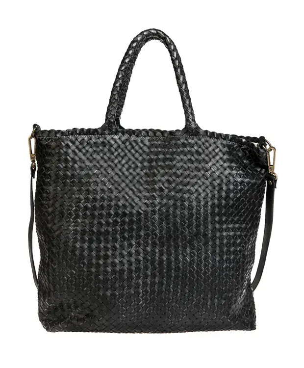 Hand braided shoulder bag