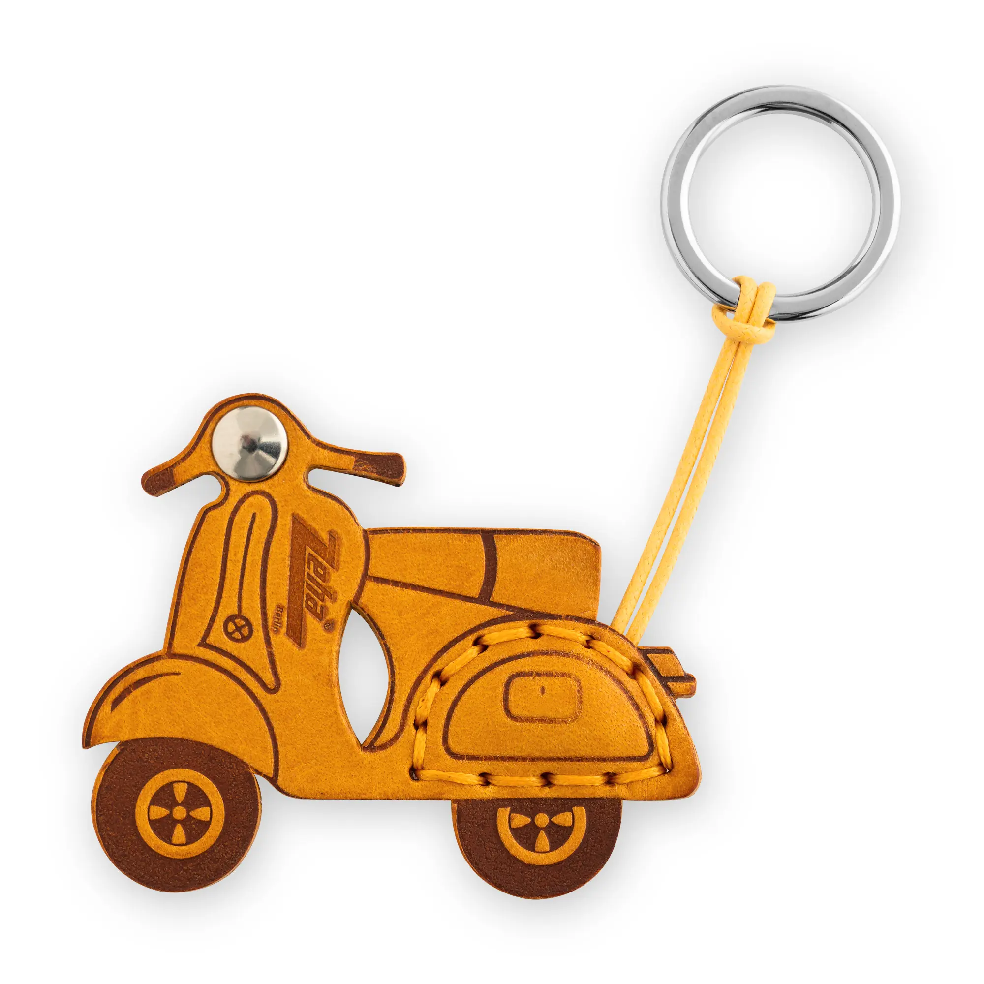 Leather key holder - Scooter