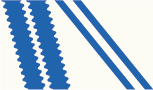 white / sapphire-blue