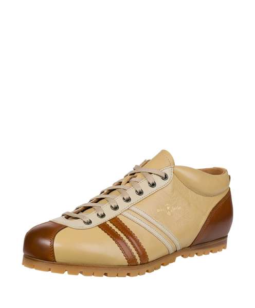 Derby - Virbram football shoe beige / cream / dark-brown shop