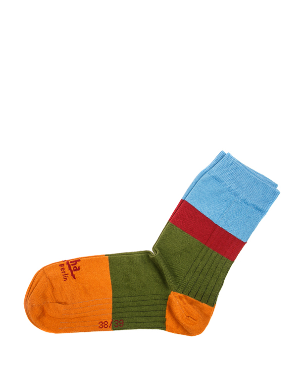 ZEHA BERLIN Accessories zeha socks Unisex green / orange / bordeaux / light blue