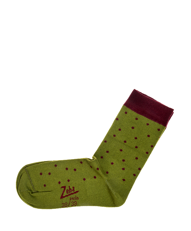 ZEHA BERLIN Accessories zeha socks Unisex green / aubergine