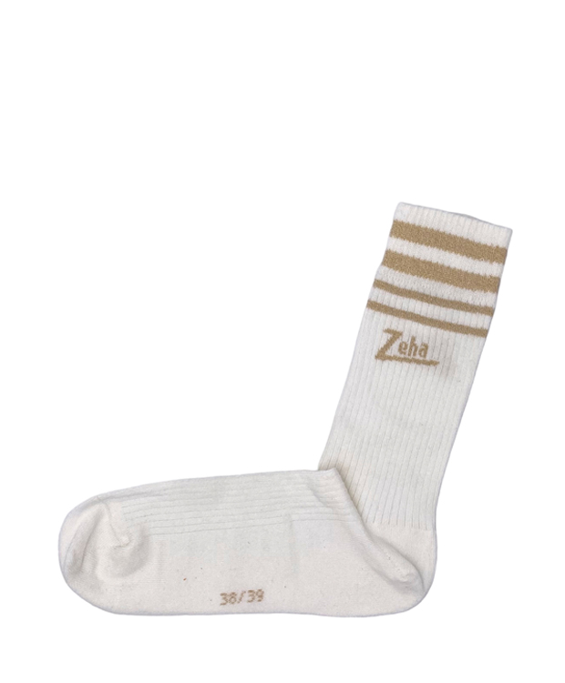 ZEHA BERLIN Accessories Zeha Socks unisex gold / cream