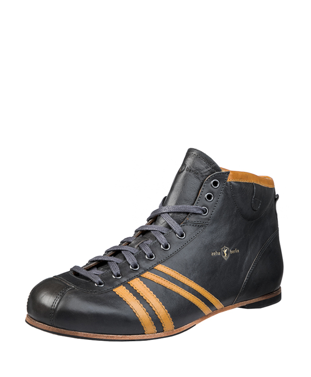 Derby football shoe grey / cognac shop online! | ZEHA Berlin